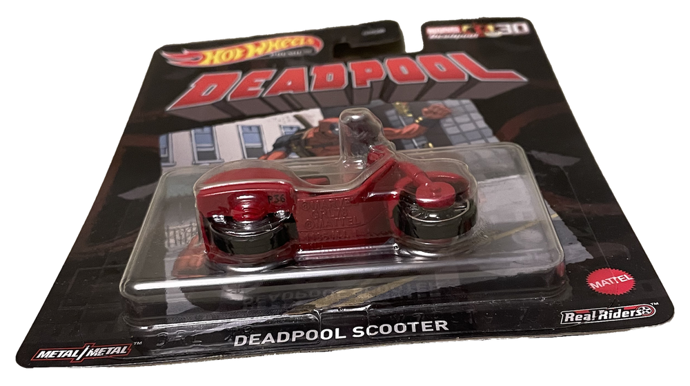 Hot Wheels Premium Deadpool Scooter (2021)