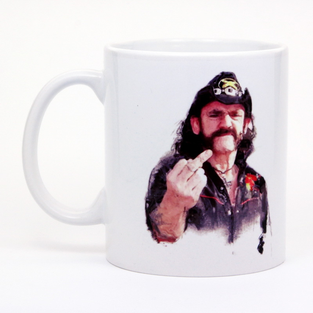 Кружка Motorhead ( Lemmy Kilmister показывает Фак / England ) (026)