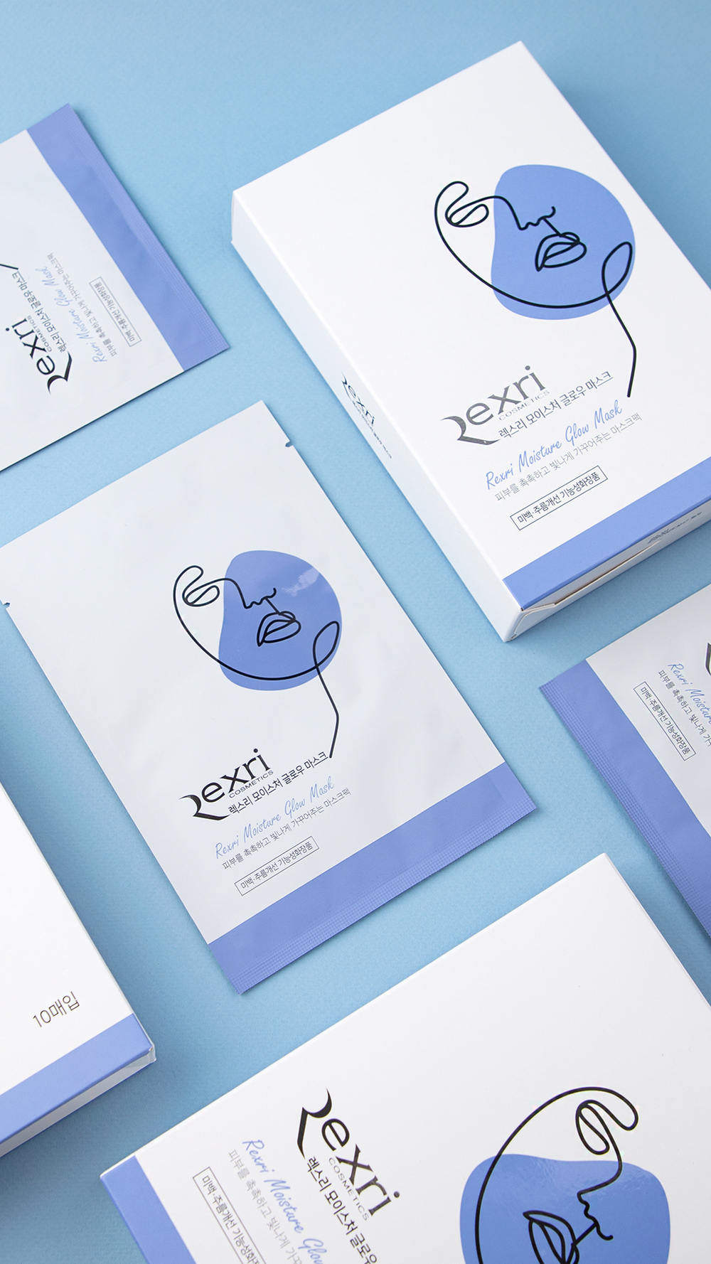 Тканевая маска Rexri Moisture Glow Mask 24 гр 1 шт