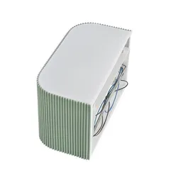 8326/2W MODERNI LN26 423 белый/зеленый, металл/текстиль/пластик Бра E14 LED 2*10W 220V GOFERA