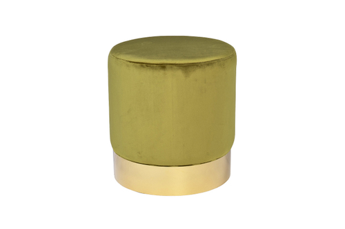 30C-DRD-008 OLV Банкетка велюр оливково-зеленый d42*44см