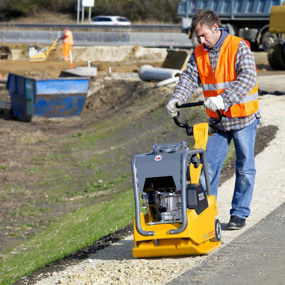Виброплита дизельная Wacker Neuson DPU 3750Hts профессиональная - [247 кг / 37 кН / Hatz 1B30]