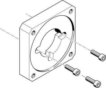 EAMF-A-64A/B-70A Фланец электродвигателя