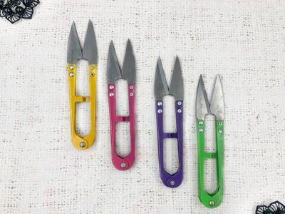 Ножницы для обрезки ниток, сниппер, перекусы 12,6 см.