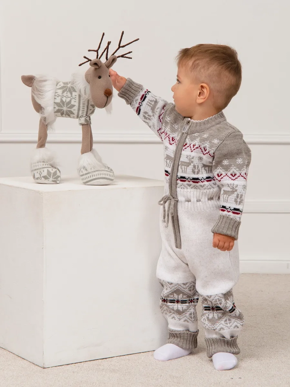 Комбинезон вязаный