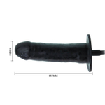 Расширяющийся вибратор Bigger Joy - 15,5 см. (Цвет: черный)