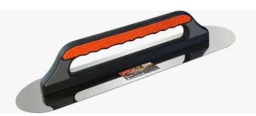 Гладилка  полир.нерж.сталь  0,7мм  480*130мм  Гребёнчатая, овальная,  ручка 3К  DEСOR /690-999