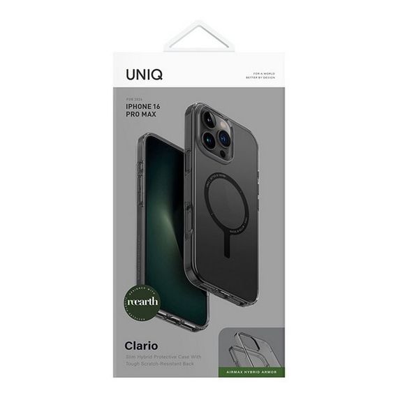 Чехол Uniq Clario MagSafe для iPhone 16 Pro Max Smoke (IP6.9P(2024)-CLARMSMK)