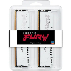 Оперативная память Kingston 32GB 5600MT / s DDR5 CL40 DIMM (Kit of 2) FURY Beast White XMP KF556C40BWK2-32