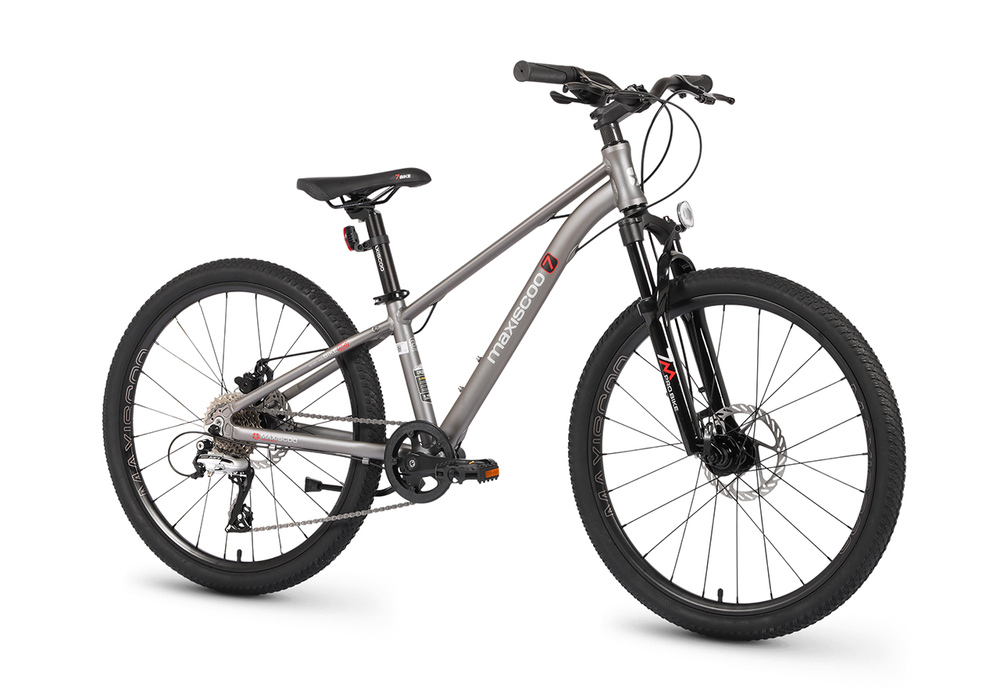 Велосипед 24'' Maxiscoo 7BIKE Серый Матовый (2026)