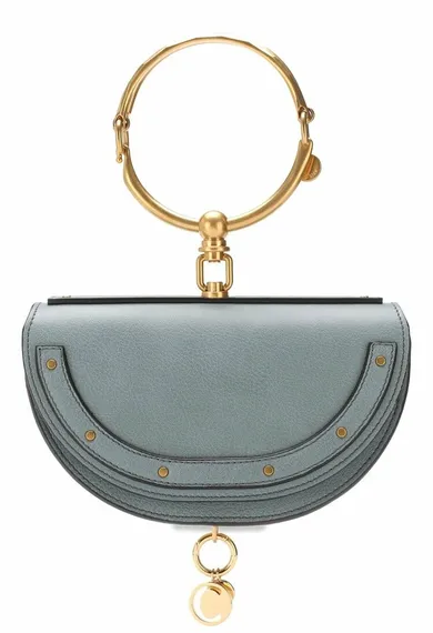 Сумка Chloé Nile Minaudiere голубой