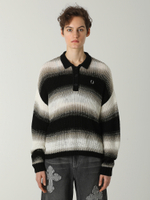 Женское Поло Striped Open-knit