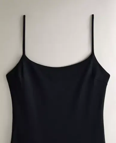 ZARA HOME КУПАЛЬНИК НА ТОНКИХ БРЕТЕЛЬКАХ, ЧЕРНЫЙ