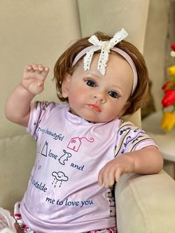 Кукла Реборн мягконабивная 60см в пакете (FA-175)