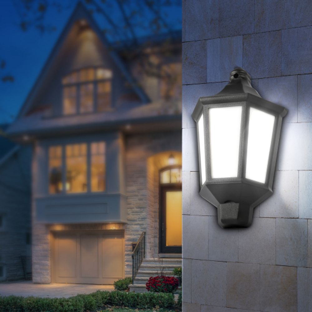 Садово-парковый светильник ЭРА НБУ 06-60-003 Ника 60Вт черный белое основание матовый