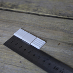 FLORY20 стеклянная мозаика 20х20 мм белого цвета