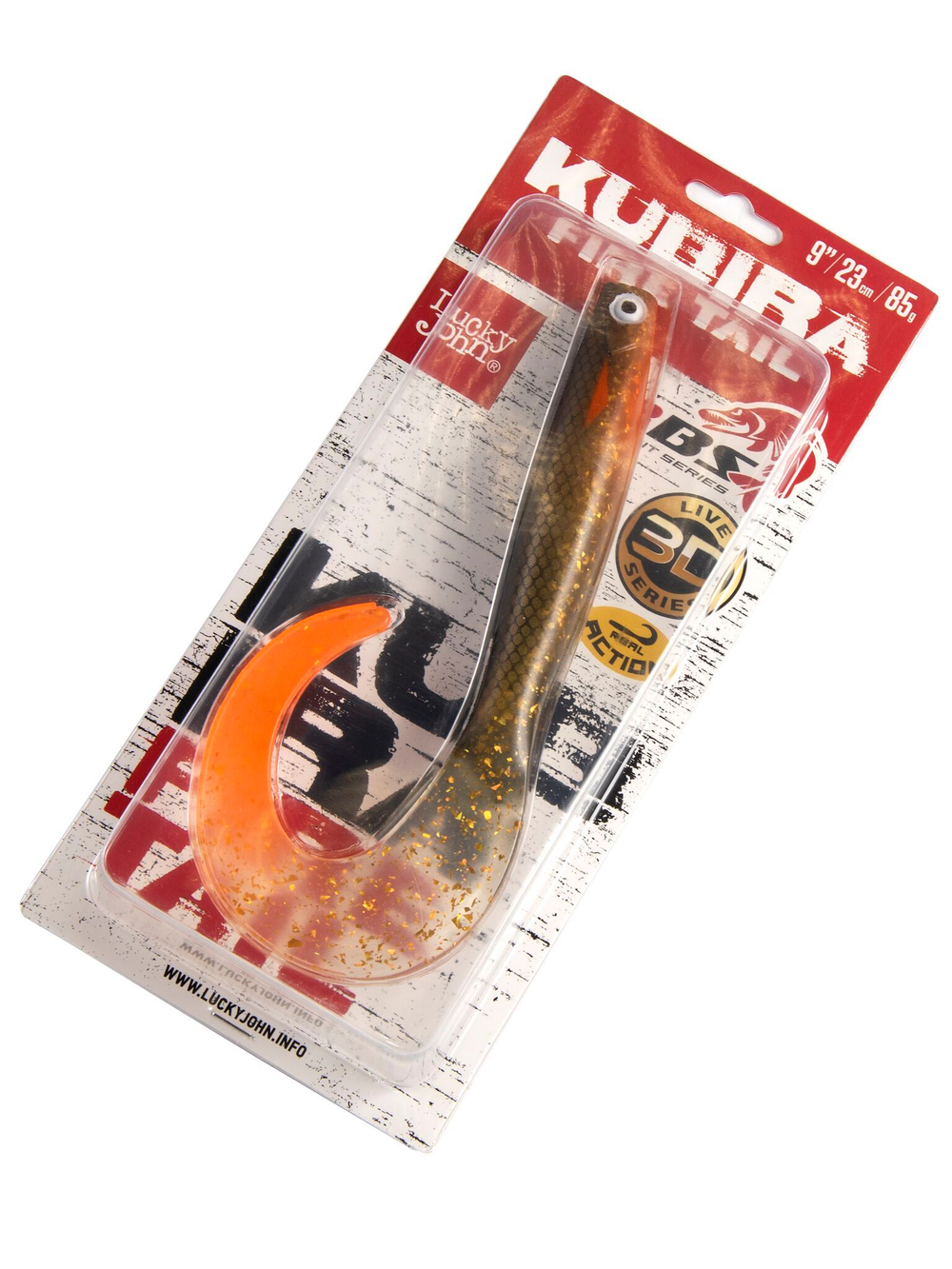 Твистер LJ 3D BBS Series KUBIRA FIRE TAIL 9,0in (22,86)/PG42 1шт.