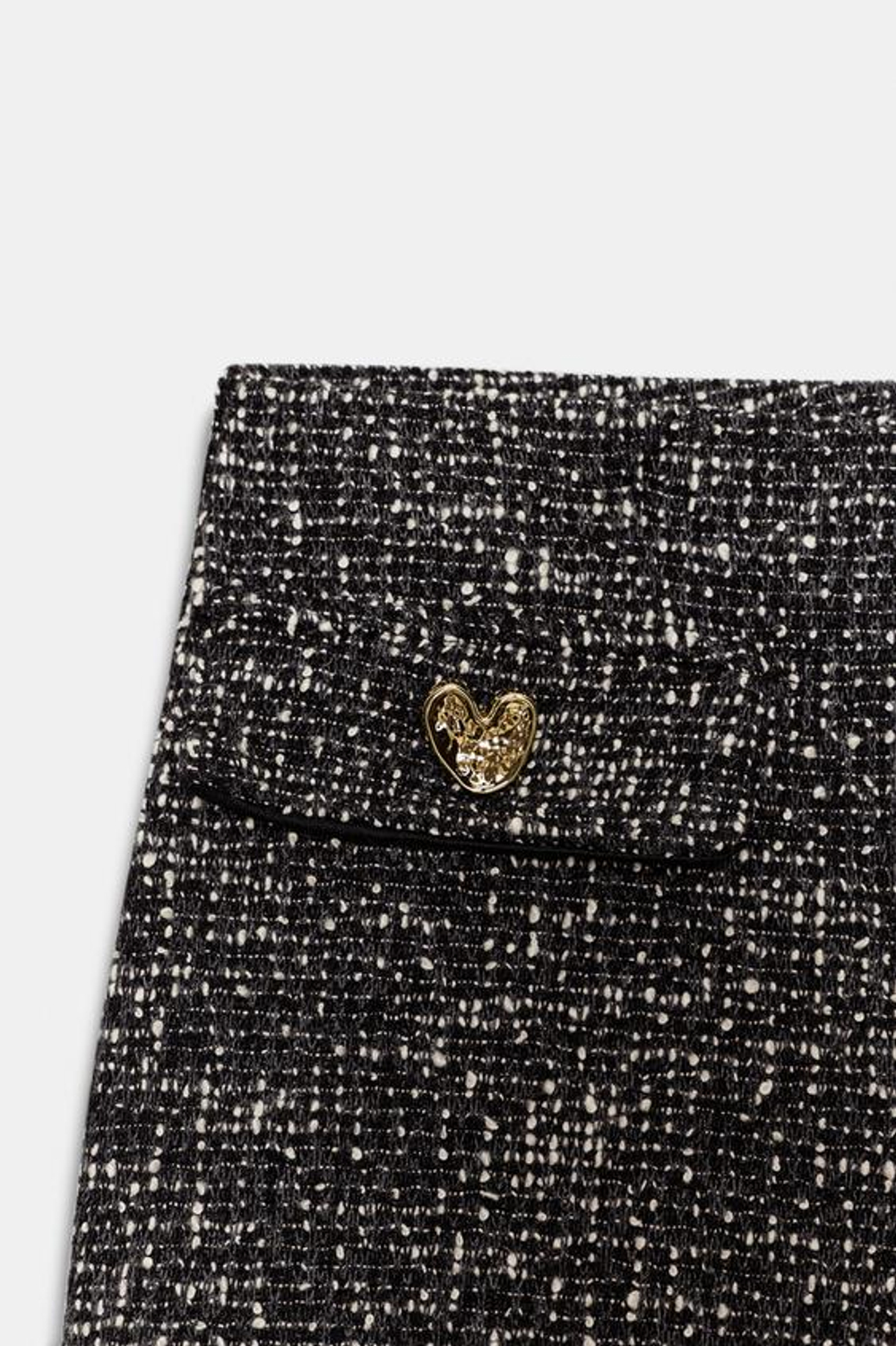 ZARA БРЮКИ FLARE С РЕЛЬЕФНОЙ СТРУКТУРОЙ, ЧЕРНЫЙ/БЕЛЫЙ