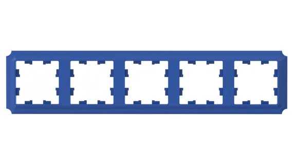 ATLASDESIGN ANTIQUE 5-постовая РАМКА, универсальная, АКВАМАРИН