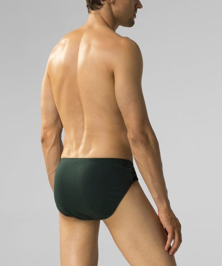 Мужские трусы (5шт) слипы классика Atlantic 5SMP-003, хлопок, серый + графитовый + черный + изумрудный + эспрессо