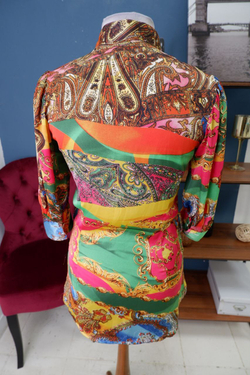 Рубашка W Les Femmes с принтом 42 размер