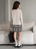 Летний костюм для девочки, лонгслив и юбка