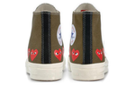 CDG x Converse 1770s Chuck Anti-Slip Wear-Resistant High Canvas Shoes Green for Men and Women