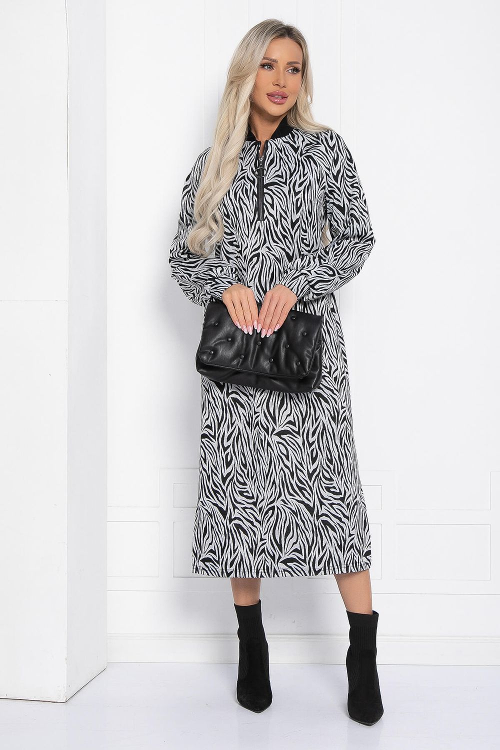 Платье Белые ночи (черно-белое) П12305-19 LT Collection