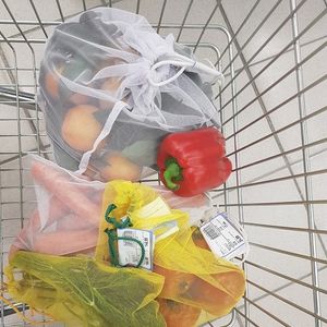 Экомешочек средний (белый) 25х30 см