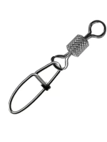 Карабин с вертлюгом для рыбалки SY-3025 №02 (упк. 8 шт.)