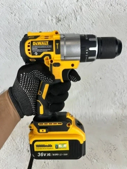 Дрель шуруповерт аккумуляторная ударная Dewalt 36В 2 АКБ в кейсе с набором инструментов