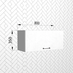 Лофт Штукатурка белая ПГ 800