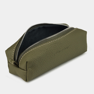 Ключница Coffre из кожи теленка зеленого цвета