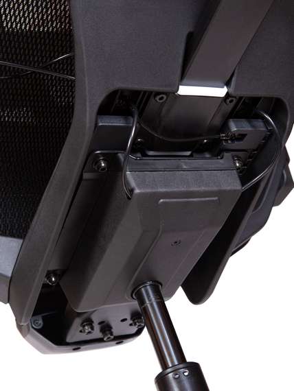 Кресло офисное Норден / Ханк блэк / Hank black / черный пластик / черная сетка