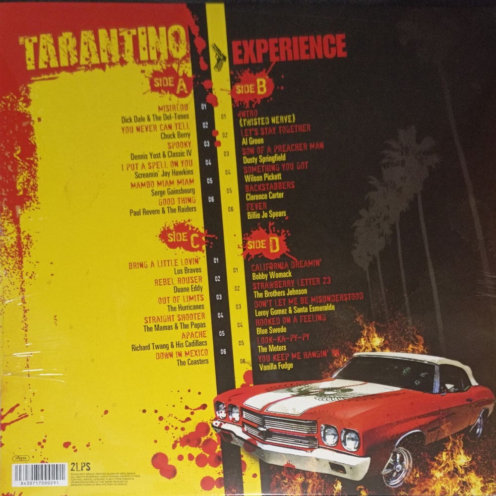 Сборник / The Tarantino Experience (Deluxe Edition)(Coloured Vinyl)(2LP)
