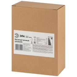 Магнитный трековый светильник ЭРА TRM20-6-15W3K-B для системы NOVA 48V 15Вт 3000К направленный свет черный | Магнитные трековые светильники