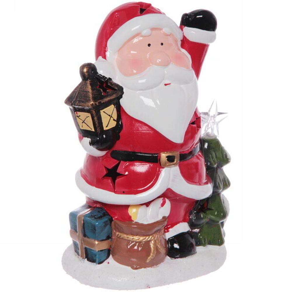 Фигурка с подсветкой Miracle «Дед Мороз с ёлочкой» 20*13 см, микс
