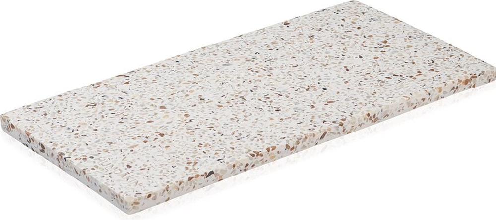 Подставка для украшений Humdakin Venice Terrazzo, прямоугольная, камень, 33,2 16,7 см, чёрная