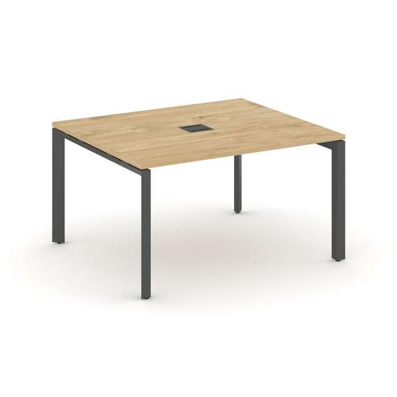 Style Project Стол переговорный SN-59P.SPRG-032 Тиквуд Светлый/Металл Антрацит 1180*1180*750