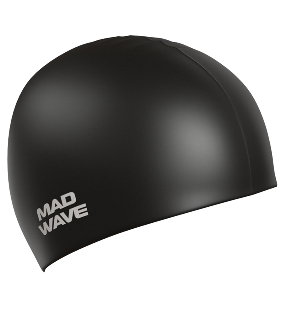 Шапочка для плавания силиконовая Mad Wave Intensive Big