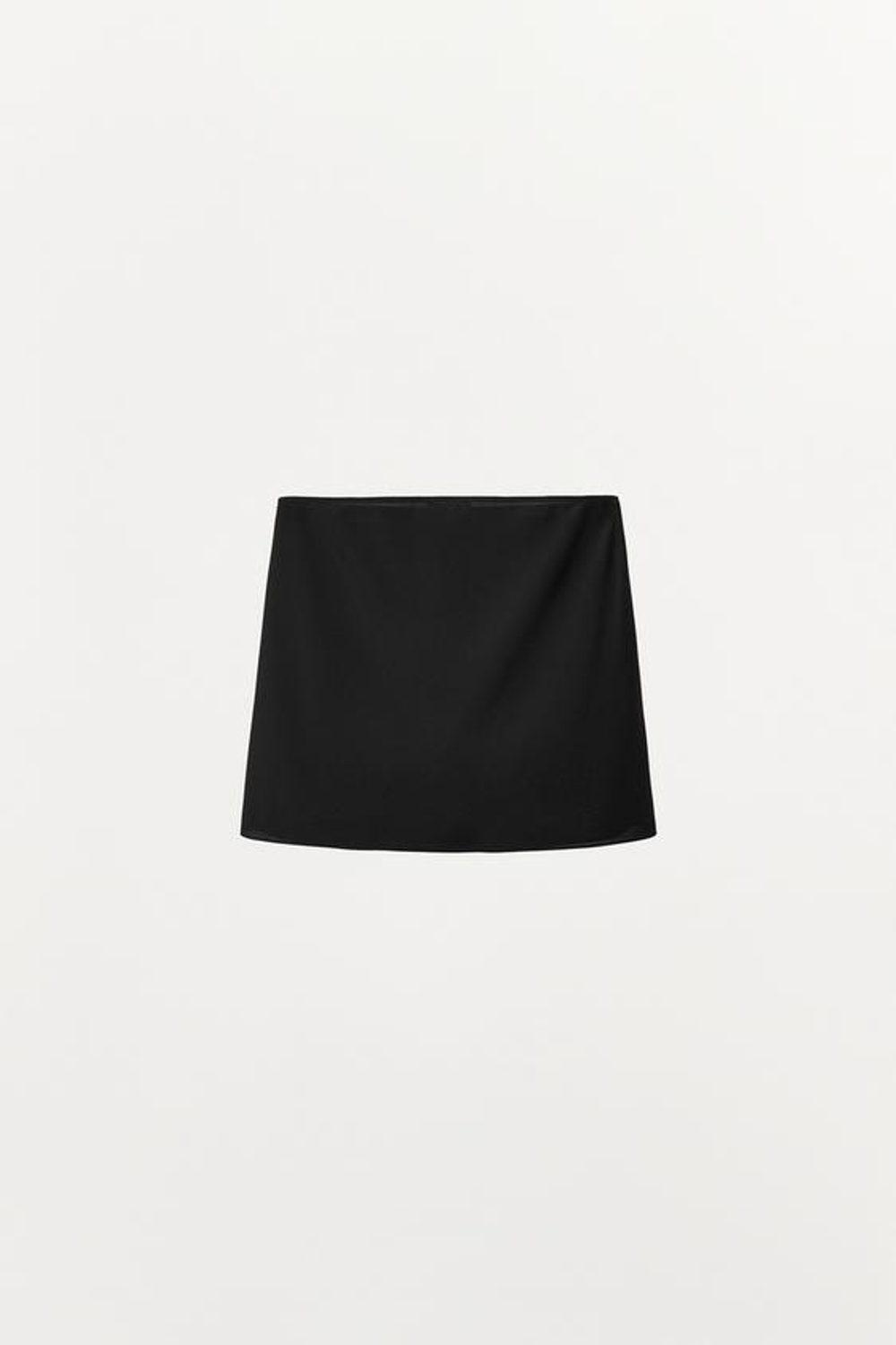 ZARA МИНИ-ЮБКА-ЧЕХОЛ, ЧЕРНЫЙ