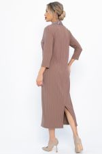 Платье трикотажное Каприччио (коричневое) П14591-10М LT Collection