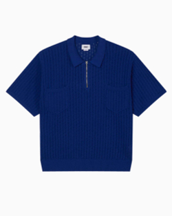 Джемпер-поло к/р Obey Grant Quater Zip Sweater