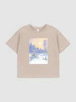 Футболка детская Mjölk х Зарубин Зимняя сказка