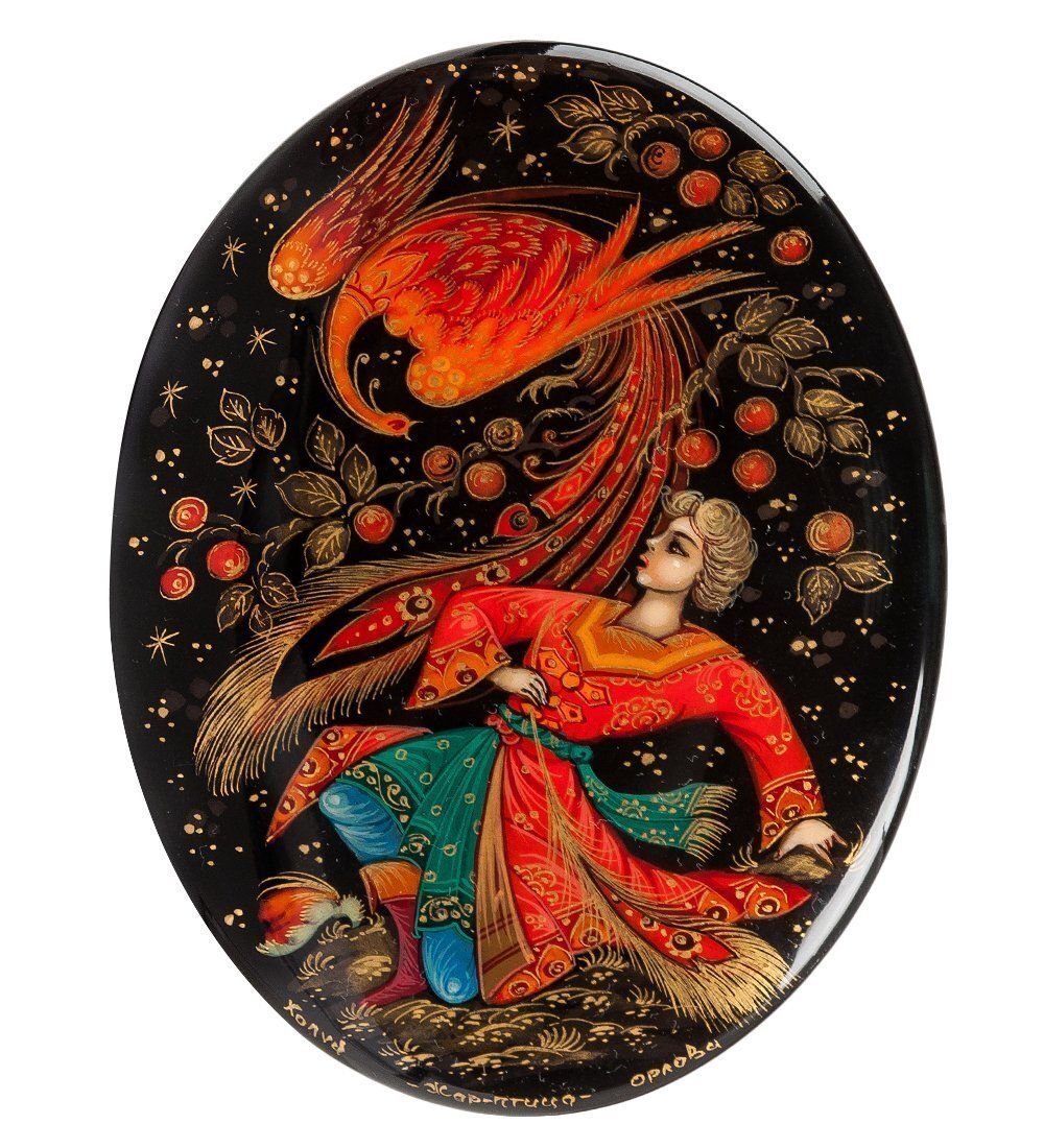Народные промыслы ШК-45/15 Шкатулка «Жар-птица» Орлова
