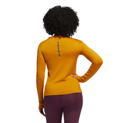 Женская футболка теннисная (dł. Рукава) Adidas Cold Dry Long Sleeve Training Tee W - focus orange