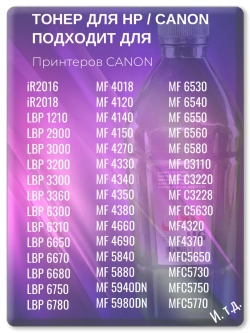MG Тонер универсальный Premium для HP и Canon