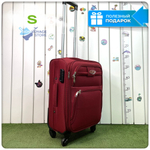 Маленький чемодан L'Case Barcelona, бордовый, S