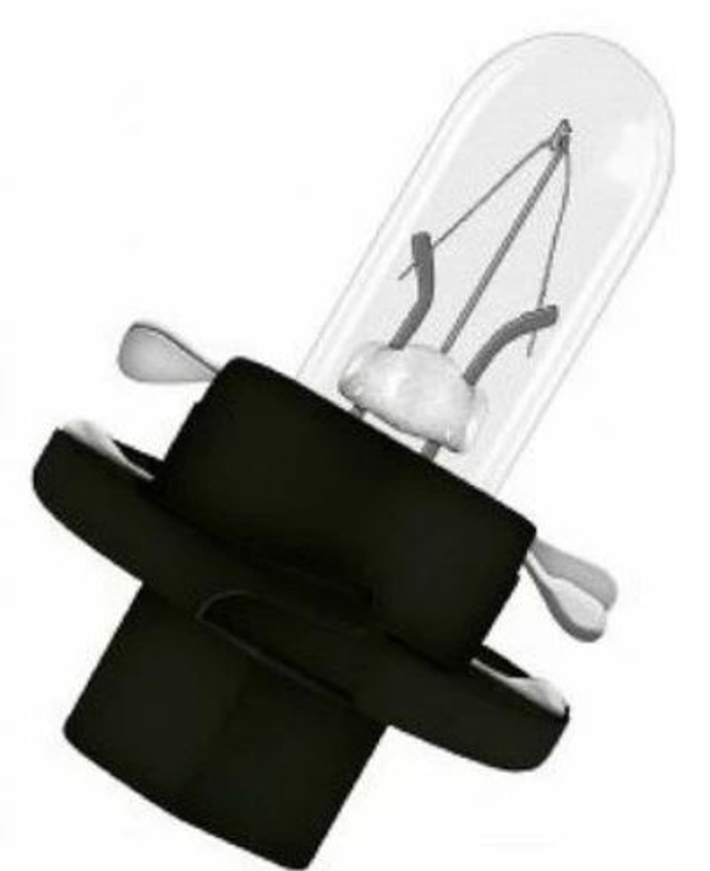 Автолампа  W 12-W 1,2W (R1,2 W) (BAX8.4d) black Narva с патроном #17028