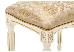 Банкетка Беттино патина золото / бежевый